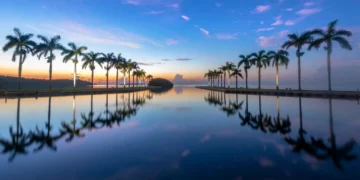 deering estate reflection of sunrise