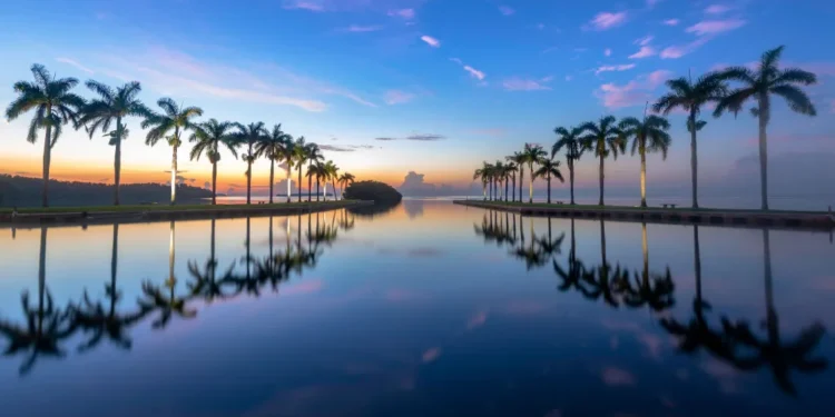 deering estate reflection of sunrise