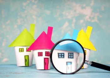 paper house magnifying glass house