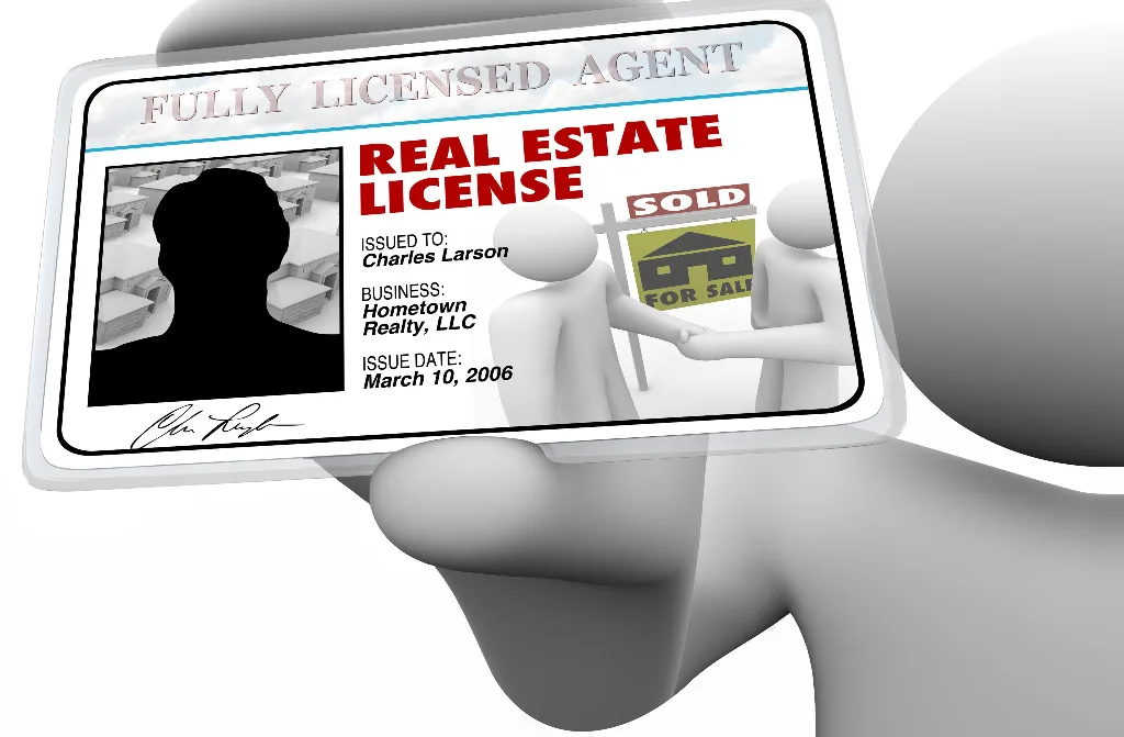 hold of a real estate agent licensed