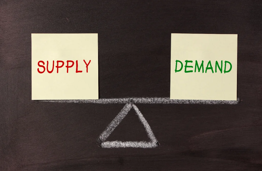 supply demand concept on